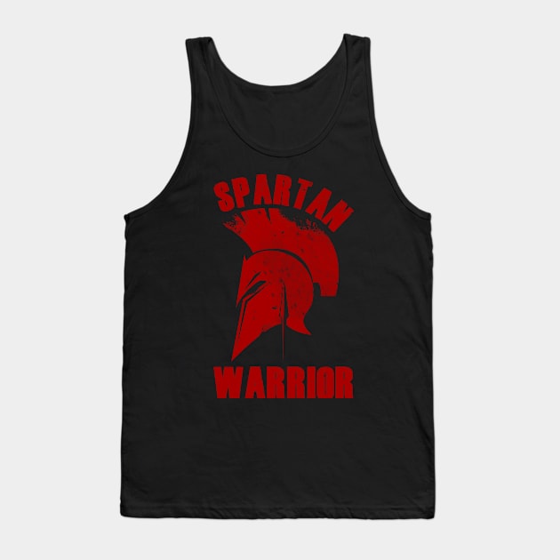 Spartan Warrior Tank Top by Kev Brett Designs